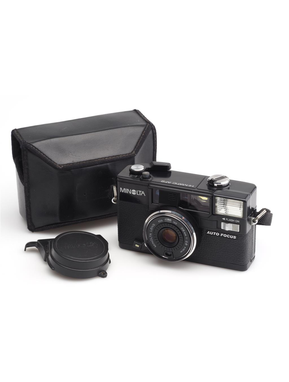 Minolta Hi-Matic AF2 w. 2.8/38mm & Strap & Case | JO GEIER