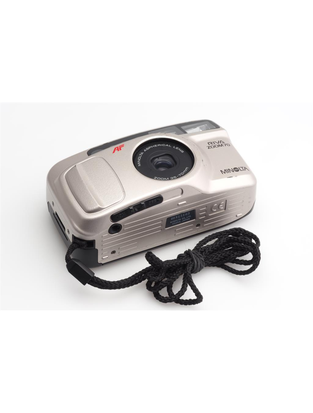 Minolta Riva Zoom 70 AF Compact Camera w. Strap & Case | JO GEIER