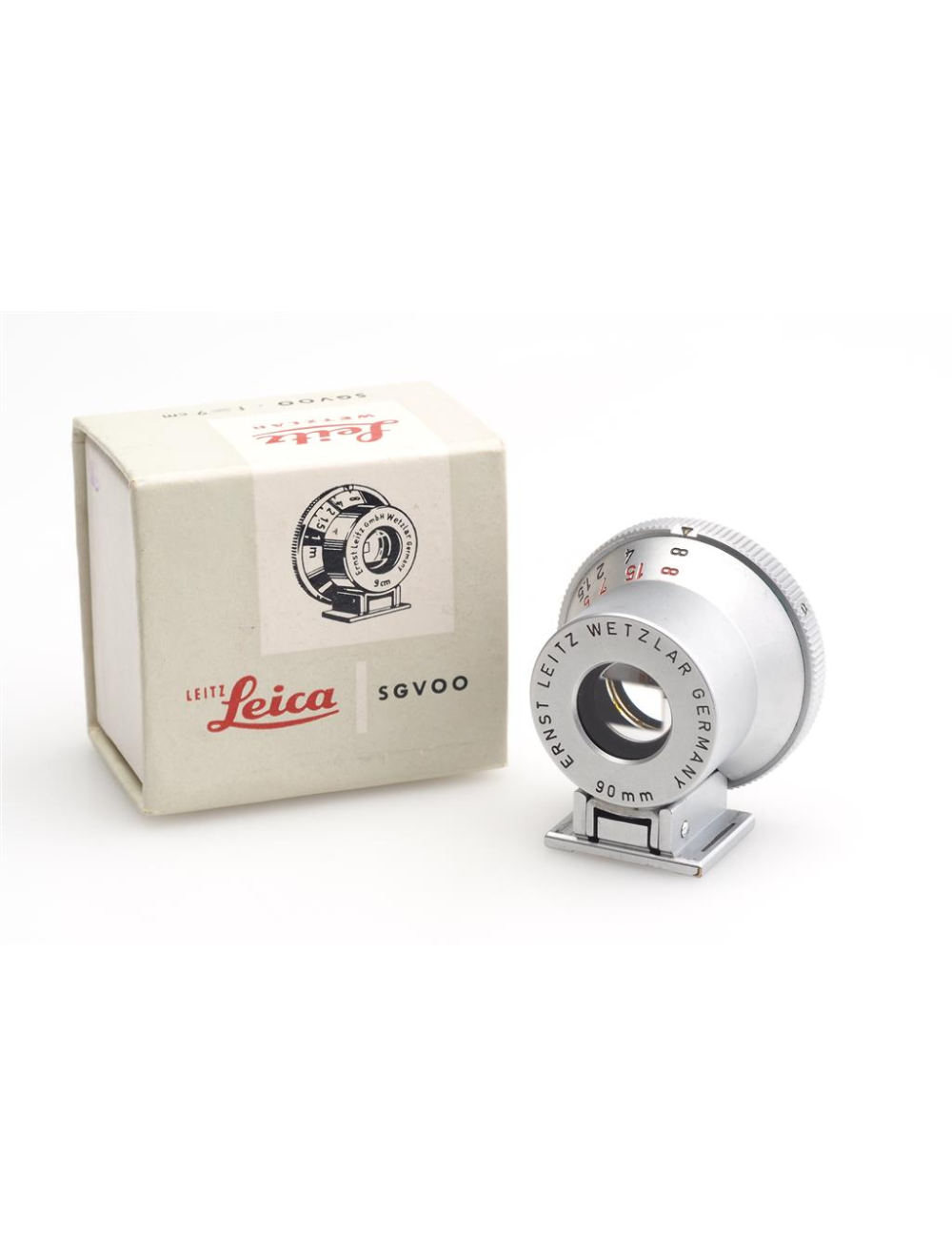 Leitz Leica SGVOO 12025 90mm 9cm BL Finder w. Box | JO GEIER