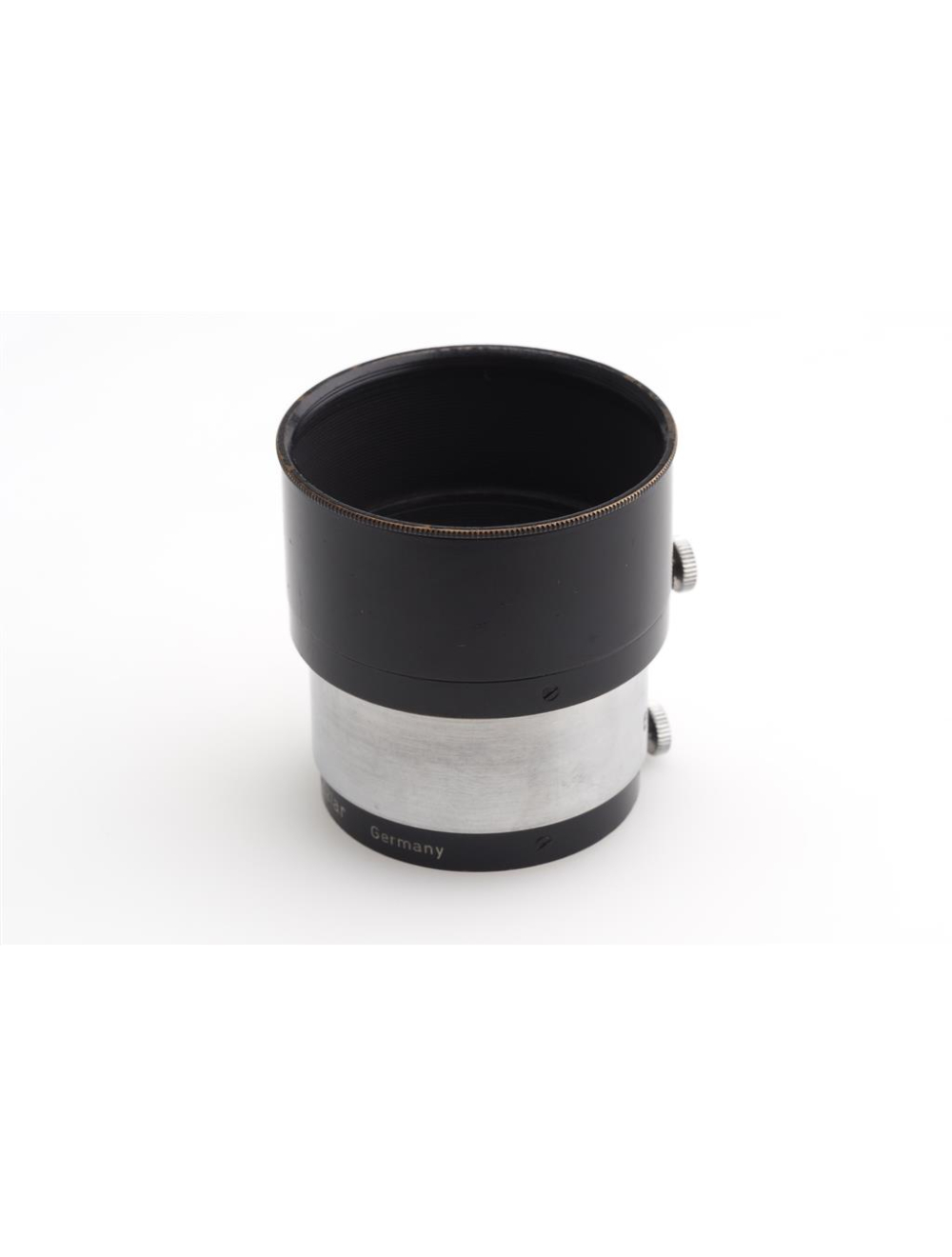 Leitz Leica Hood FIKUS 12530 f. Elmar 5-13.5cm Black/Chrome | JO GEIER