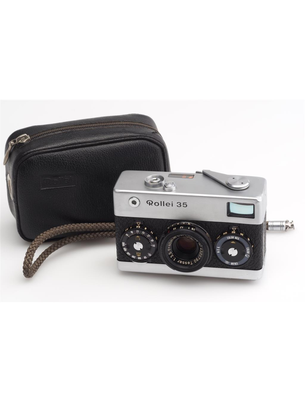 Rollei 35 Chrome w. Tessar 3.5/40mm & Case Made in Germany | JO GEIER