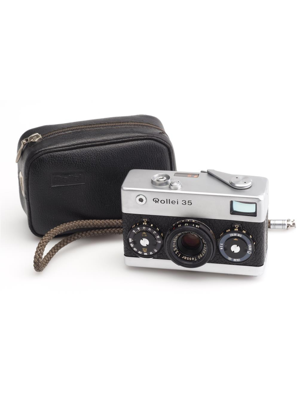 Rollei 35 Chrome w. Tessar 3.5/40mm & Case Made in Germany | JO GEIER