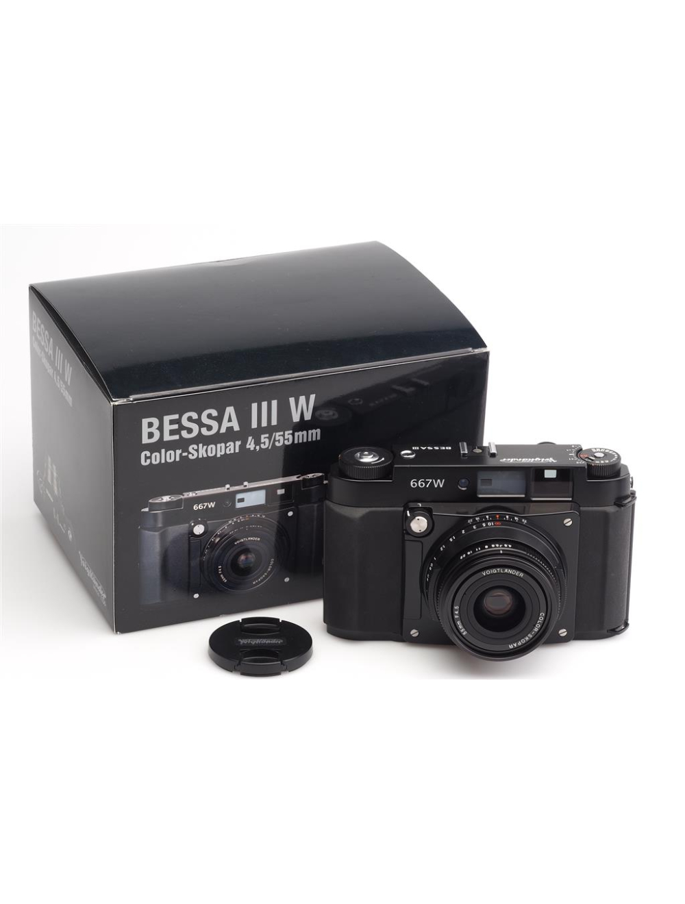 Voigtländer Bessa III 667W w. Color-Skopar 4.5/55mm & Box | JO GEIER