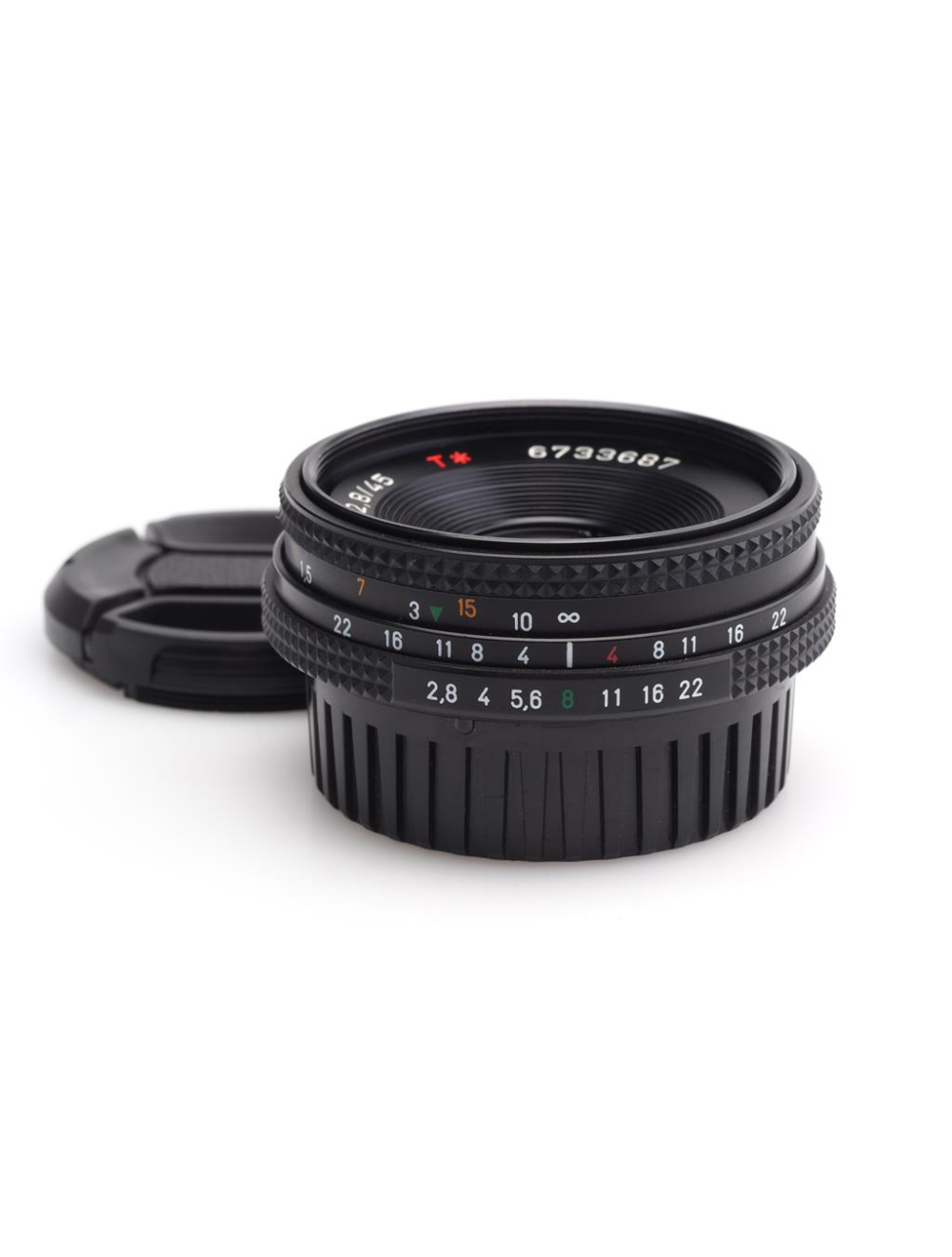 Carl Zeiss f. Contax / Yashica Tessar 2.8/45mm T* Pancake | JO GEIER