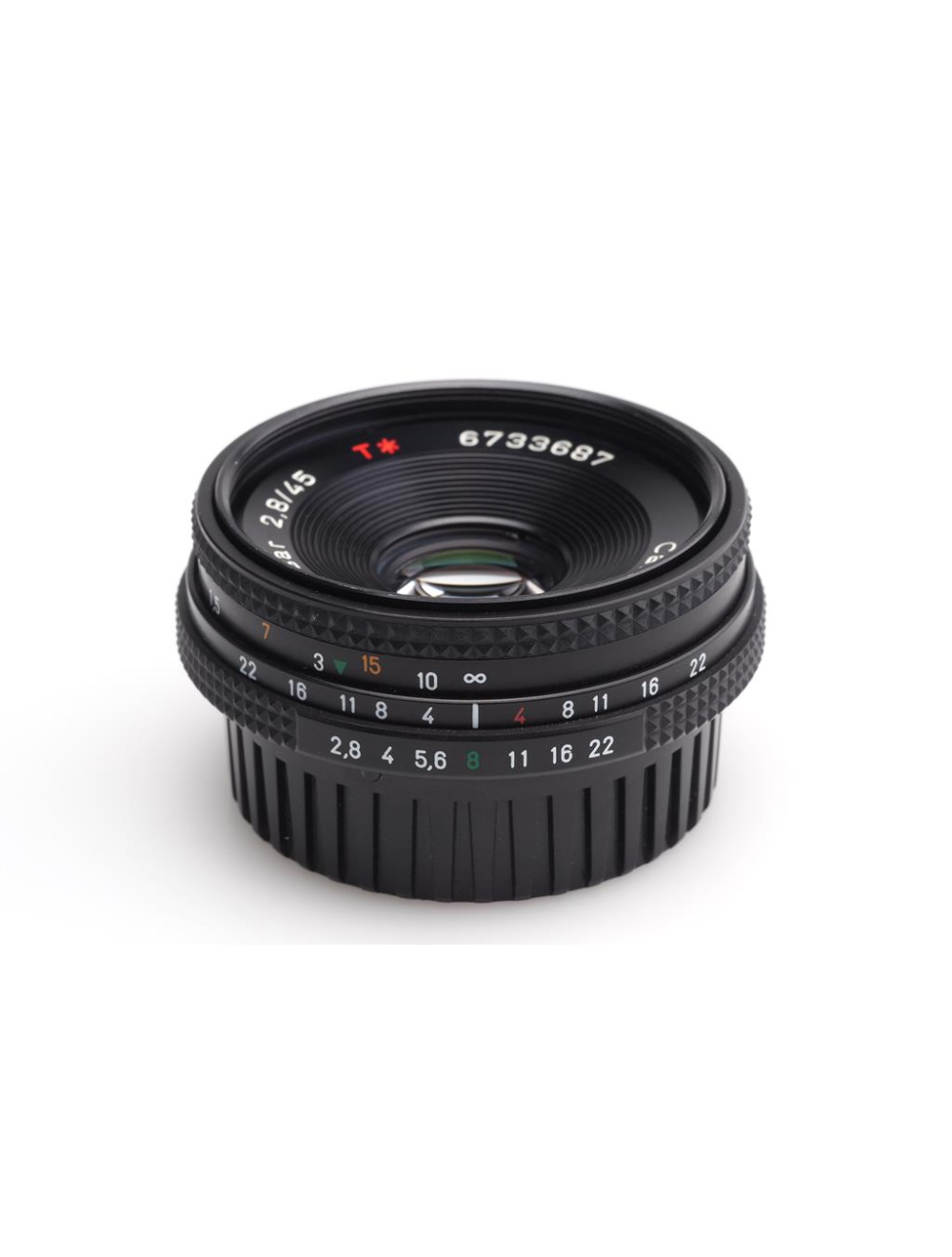 Carl Zeiss f. Contax / Yashica Tessar 2.8/45mm T* Pancake | JO GEIER