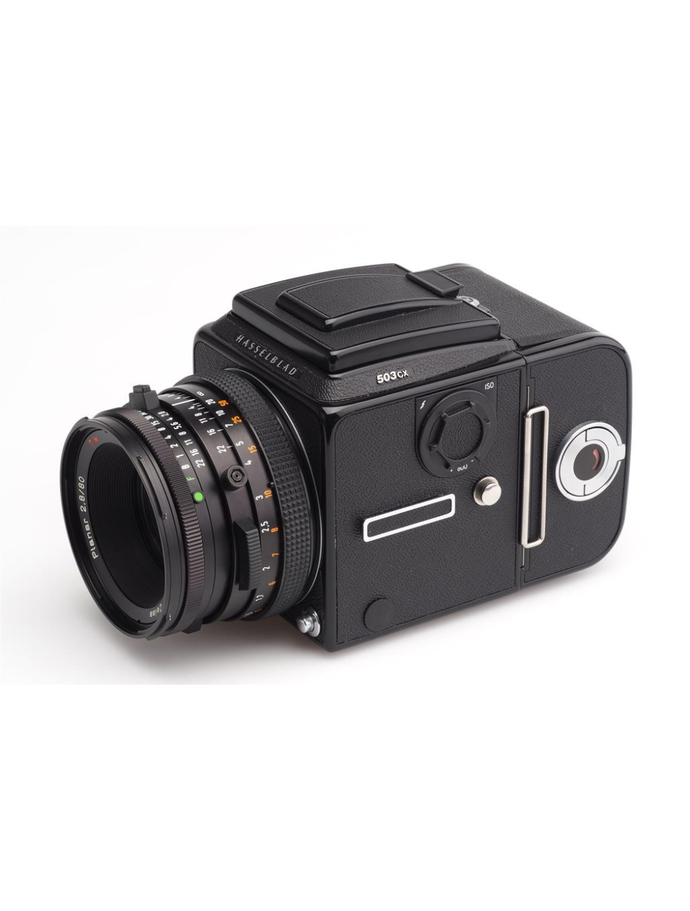 Hasselblad 503 CX Black w. CF Planar 2.8/80mm T* & Mag. 12 | JO GEIER