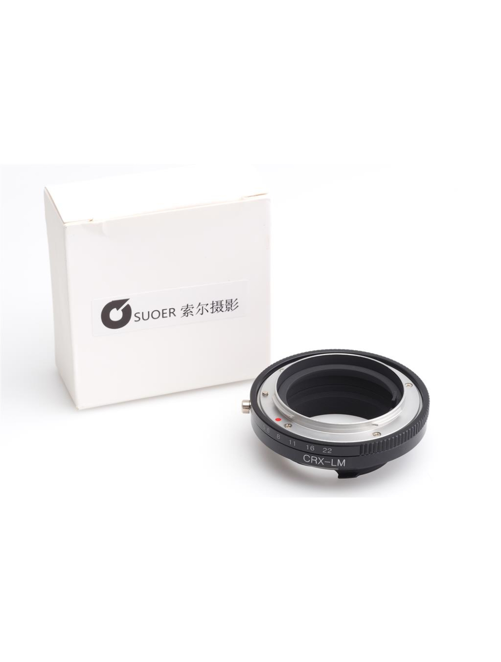 Adaptateur D'objectif CRX Pour LM - Compatible Contarex CRX Vers Leica ML/M - Neuf Noir