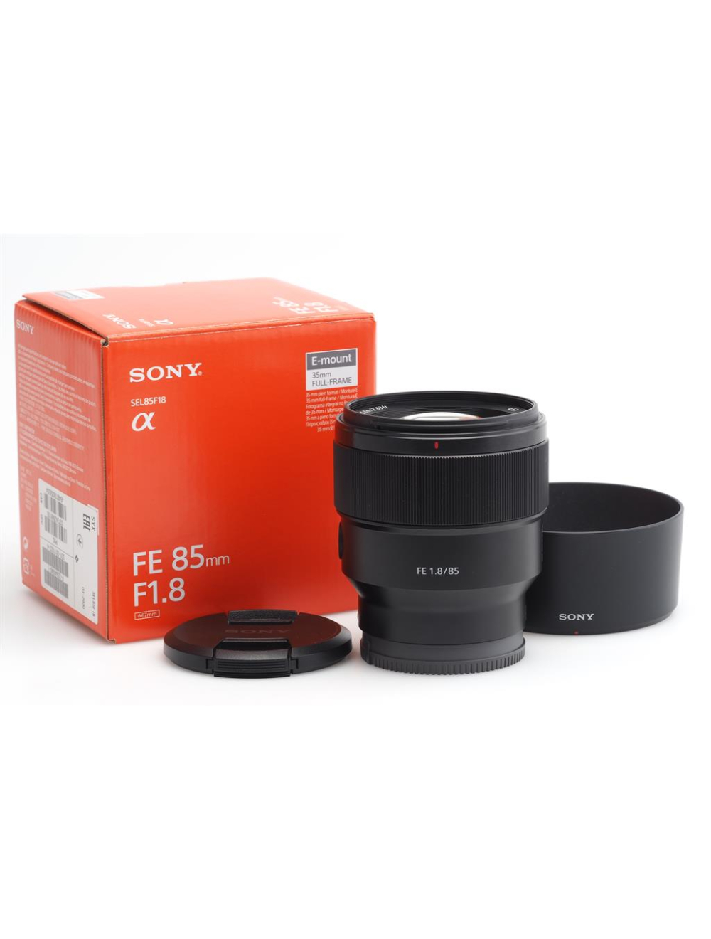 Sony FE 1.8/85mm E-Mount w. Hood & Box #3011922 | JO GEIER