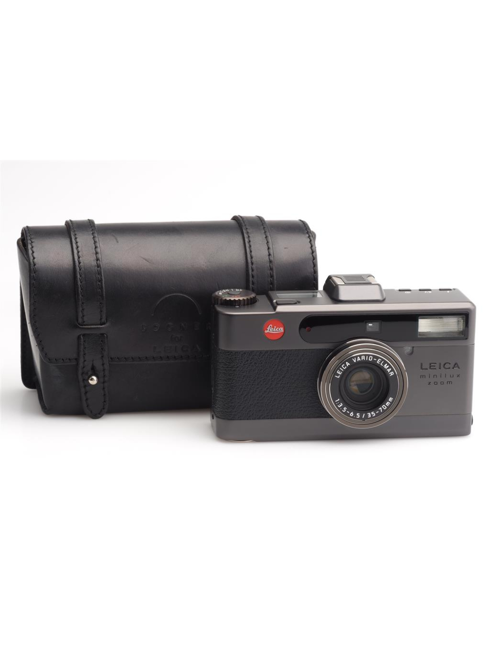 Leitz Leica Minilux Zoom Titan Black Bogner Edition Case