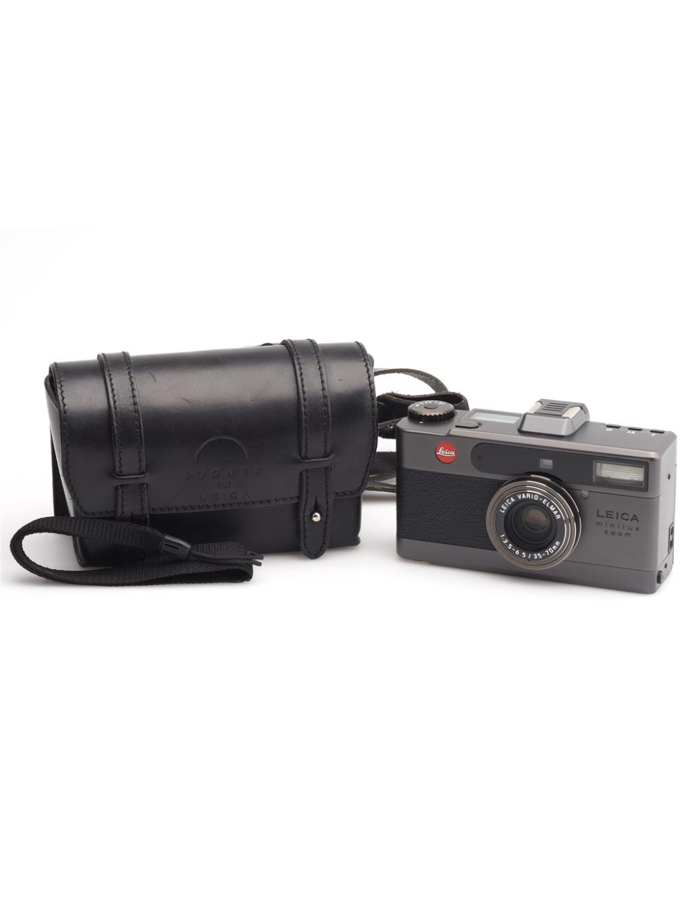 Leitz Leica Minilux Zoom Titan Black Bogner Edition Case