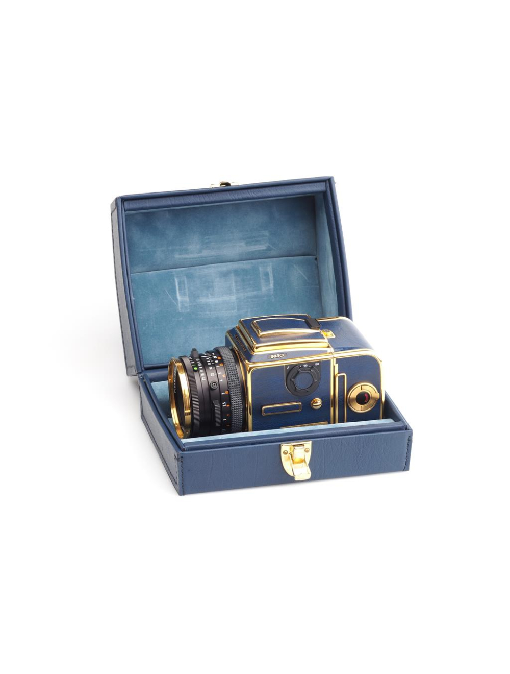 Hasselblad 503 CX 'Golden Blue' 50th Anniversary Camera