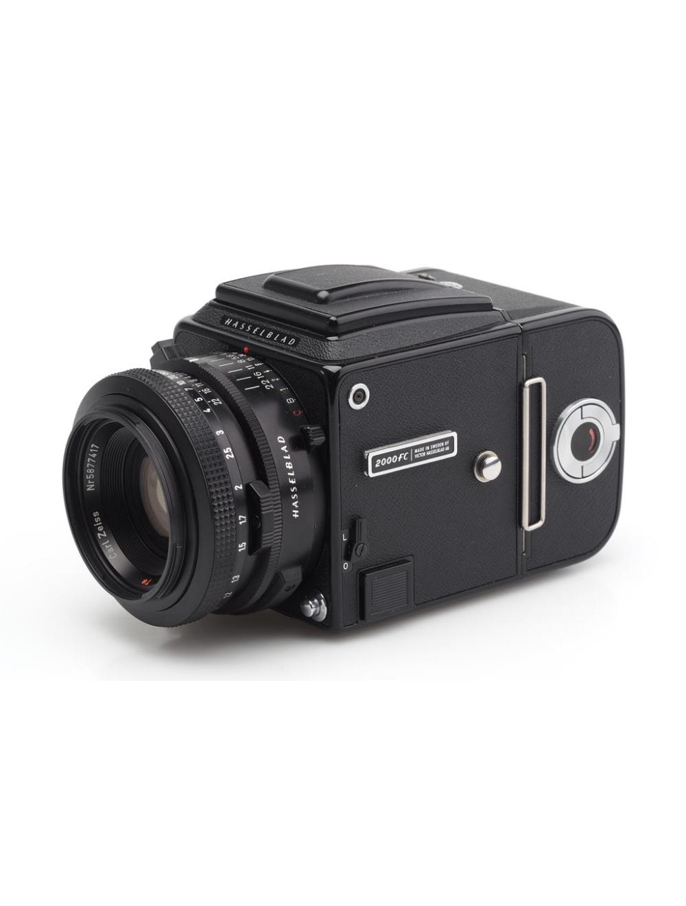 フィルムカメラ HASSELBLAD 2000FC Planar 1:2.8 80mm Hasselblad 2000 FC Black w. Planar 2.8/80mm T* & Mag. 12 | JO GEIER