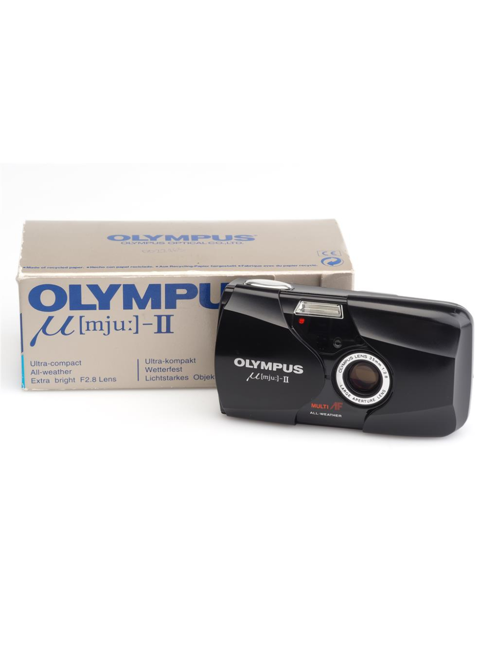 オリンパス Olympus mju μ ii フィルムカメラ】Olympus mju-II（オリンパス ミューII）を買う前に
