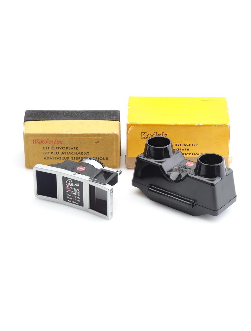 Kodak Stereo Viewer Stereo Attachment Set Retina IIc IIIc