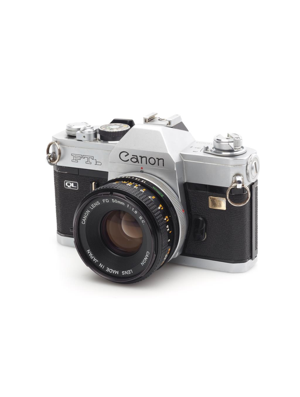 Canon FTb QL Chrome w. FD 1.8/50mm S.C. & Case | JO GEIER