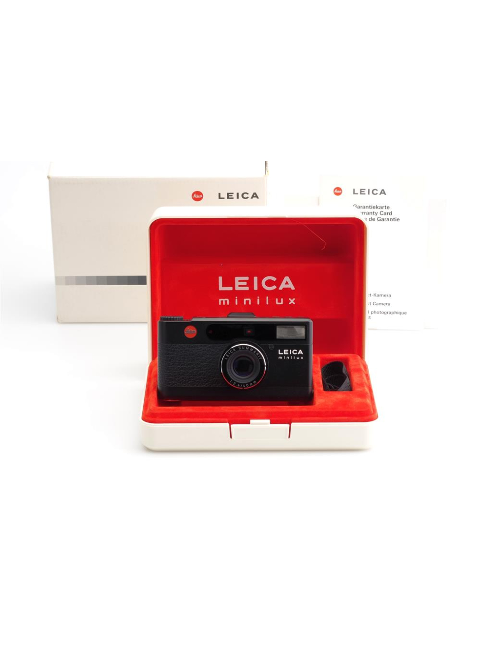 Leitz Leica Minilux Black 18031 w. Box #2122332 | JO GEIER