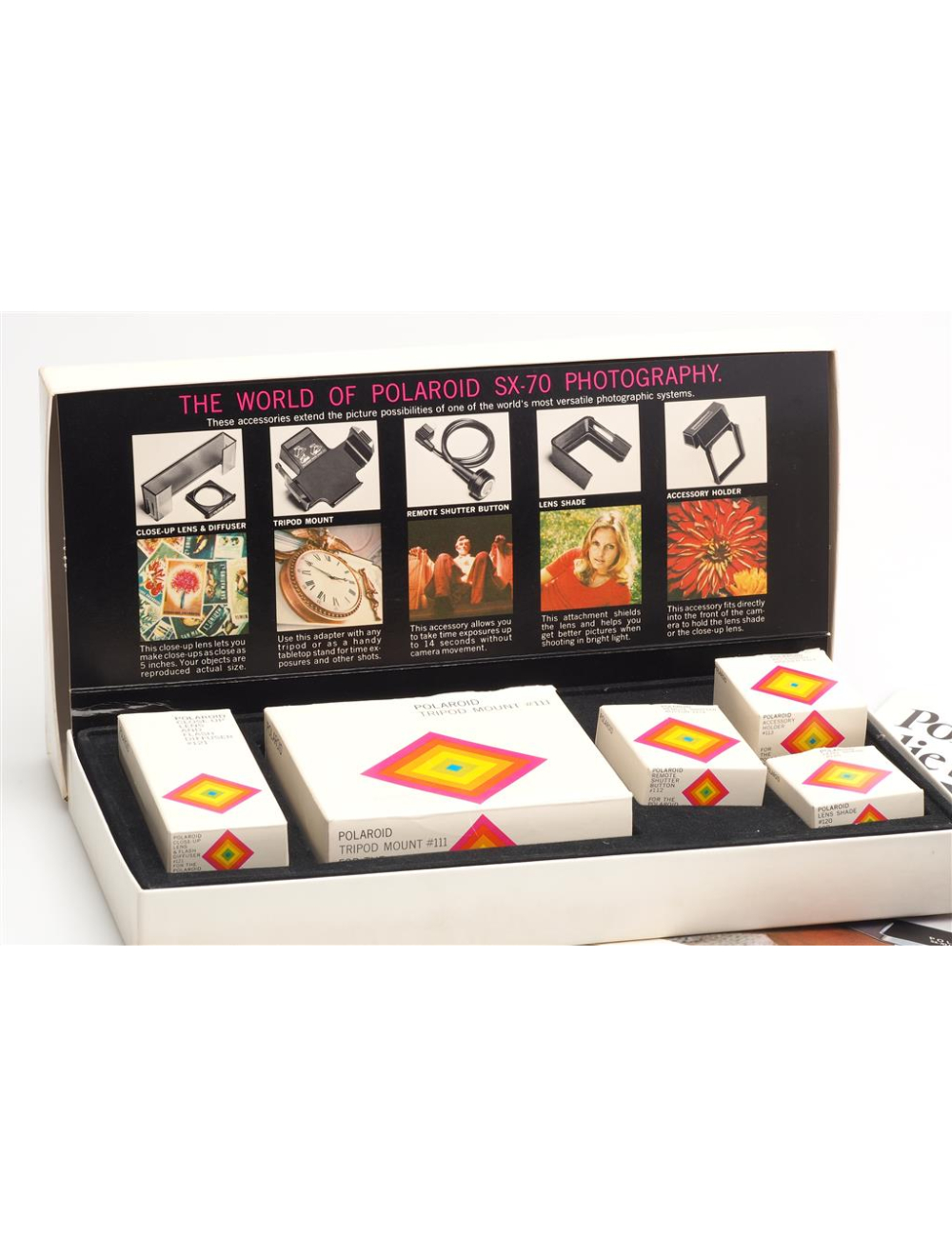 Polaroid SX-70 Land Camera Accessory Kit w. Box | JO GEIER