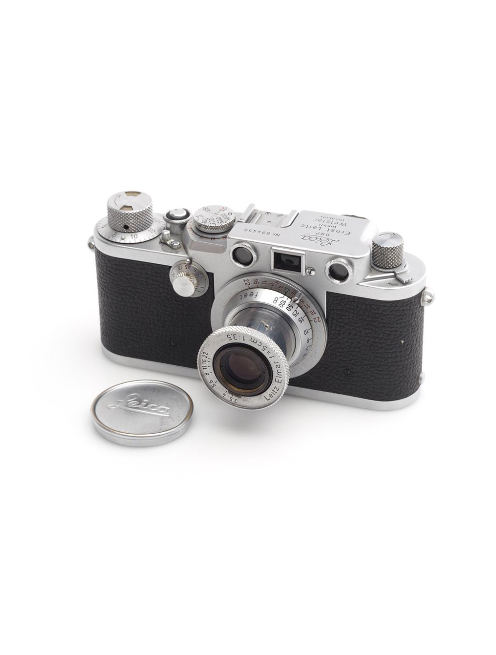 Leitz Leica IIIf Red Dial #684455 ELC w. Elmar 3.5/5cm | JO GEIER