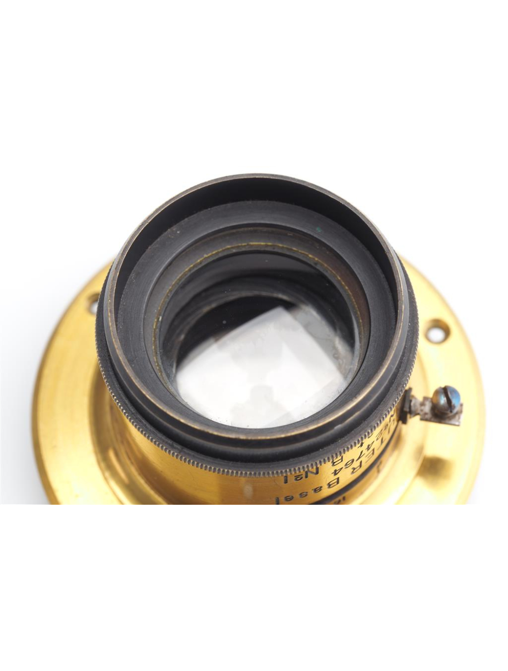 Objectif Photo Ancien Suter Aplanat B N°8 - Laiton, 700mm, Format 20x25 Pouces
