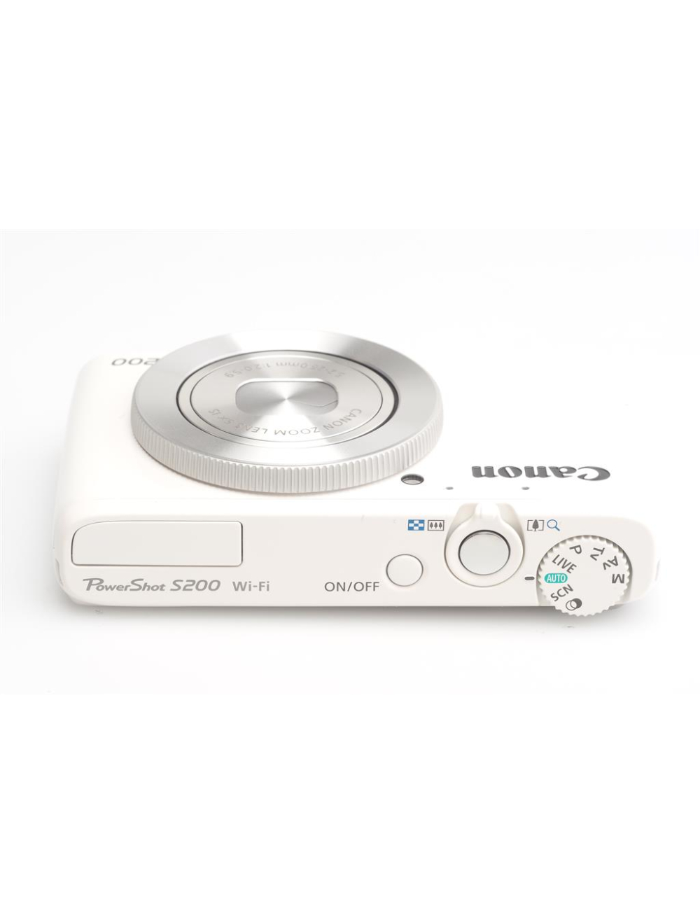 Canon PowerShot S200 White Digital Camera | JO GEIER
