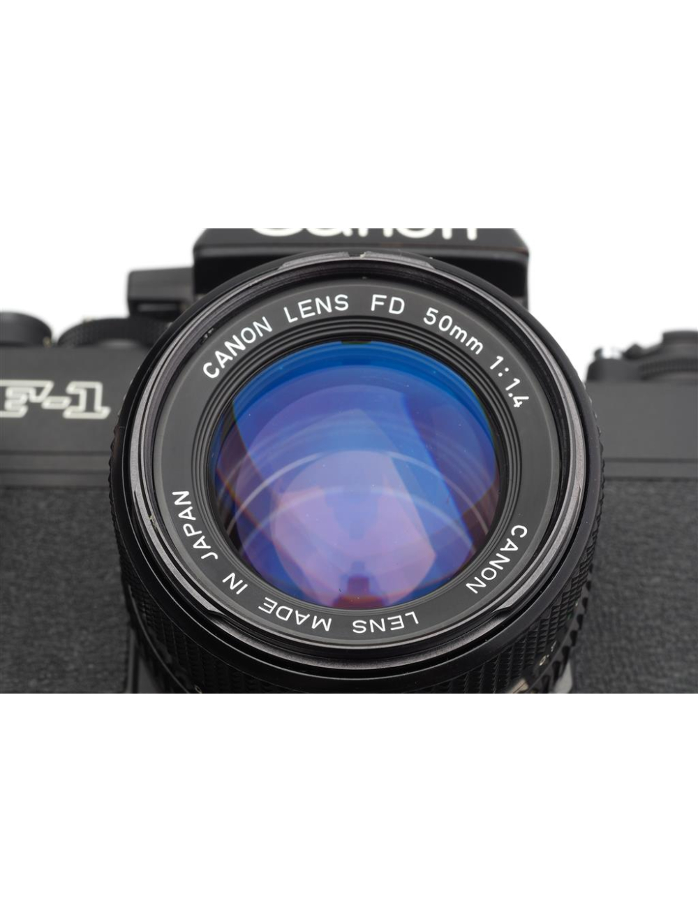 Canon F-1N New Black w. Film Chamber FN-100 Back | JO GEIER Canon F-1N New Black w. Film Chamber FN-100 Back | JO GEIER