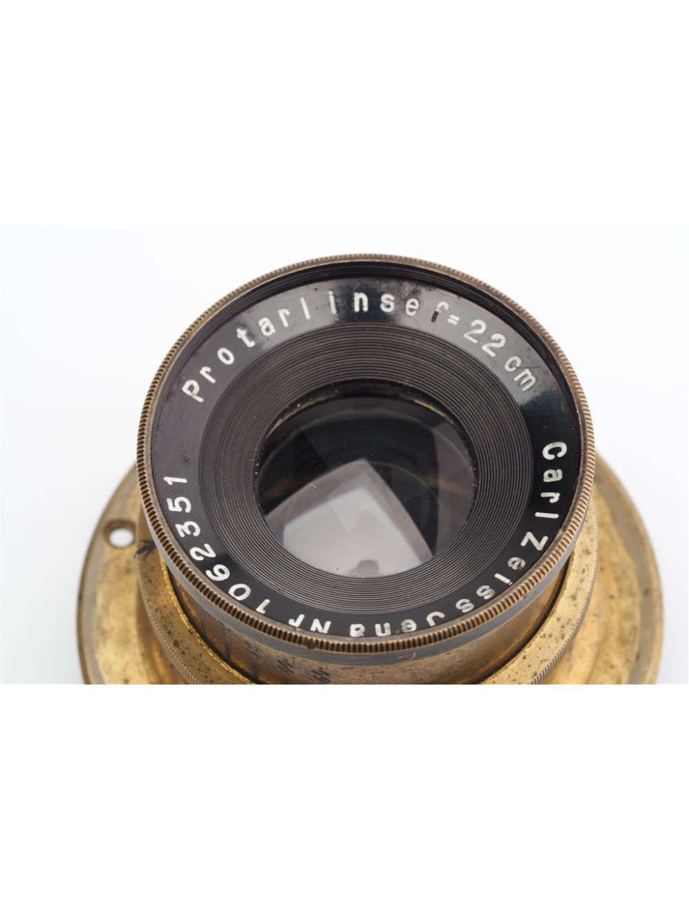 Carl Zeiss Jena Protarlinse 22cm 