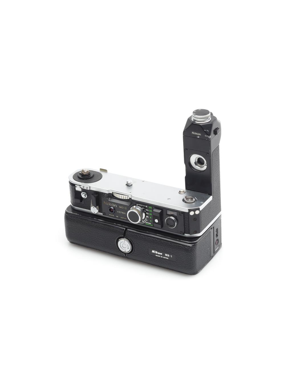 Nikon MD-2 Motor Drive w. MB-1 Battery Pack f. F2 | JO GEIER
