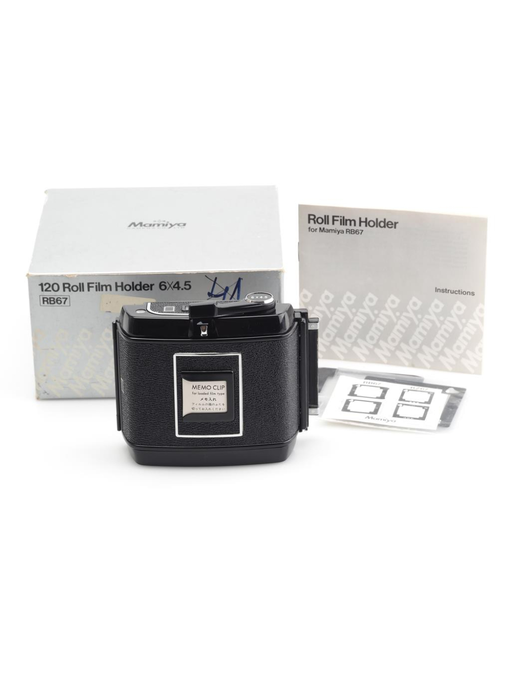 Mamiya RB67 120 Roll Film Holder 6x4.5 Magazine Back w. Box | JO GEIER