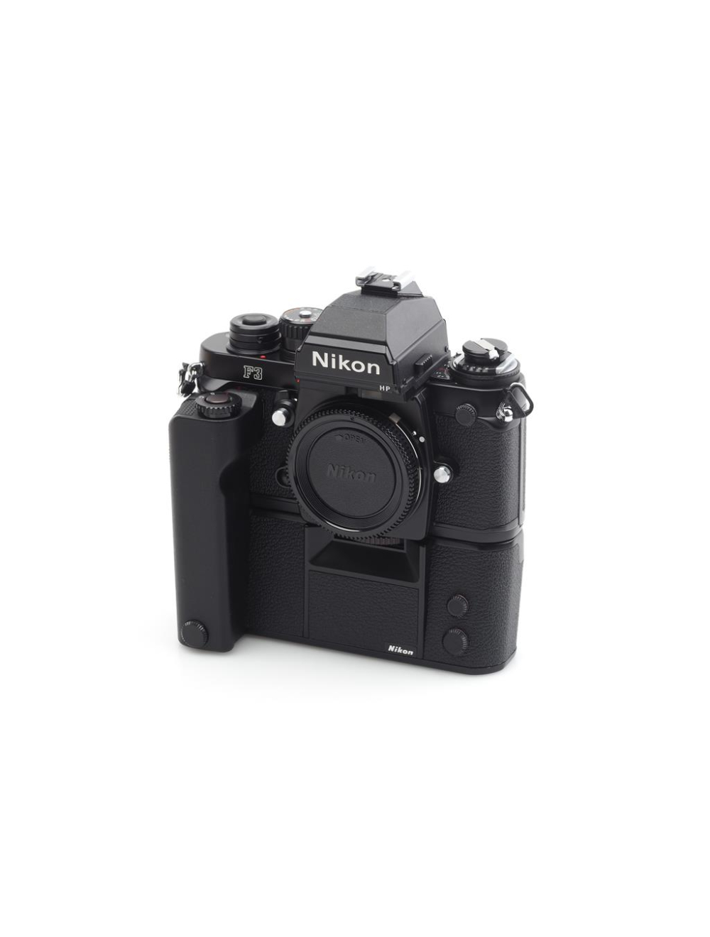 Nikon F3P HP PRESS Black Body w. Motor Drive MD-4 | JO GEIER