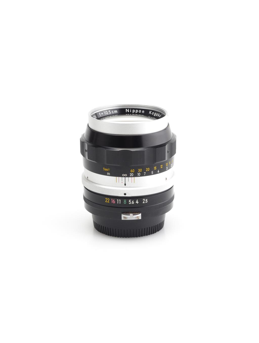 Objectif NIKKOR P Nippon Kogaku 10.5 Cm F/2.5 – Monture Nikkor, Manuel