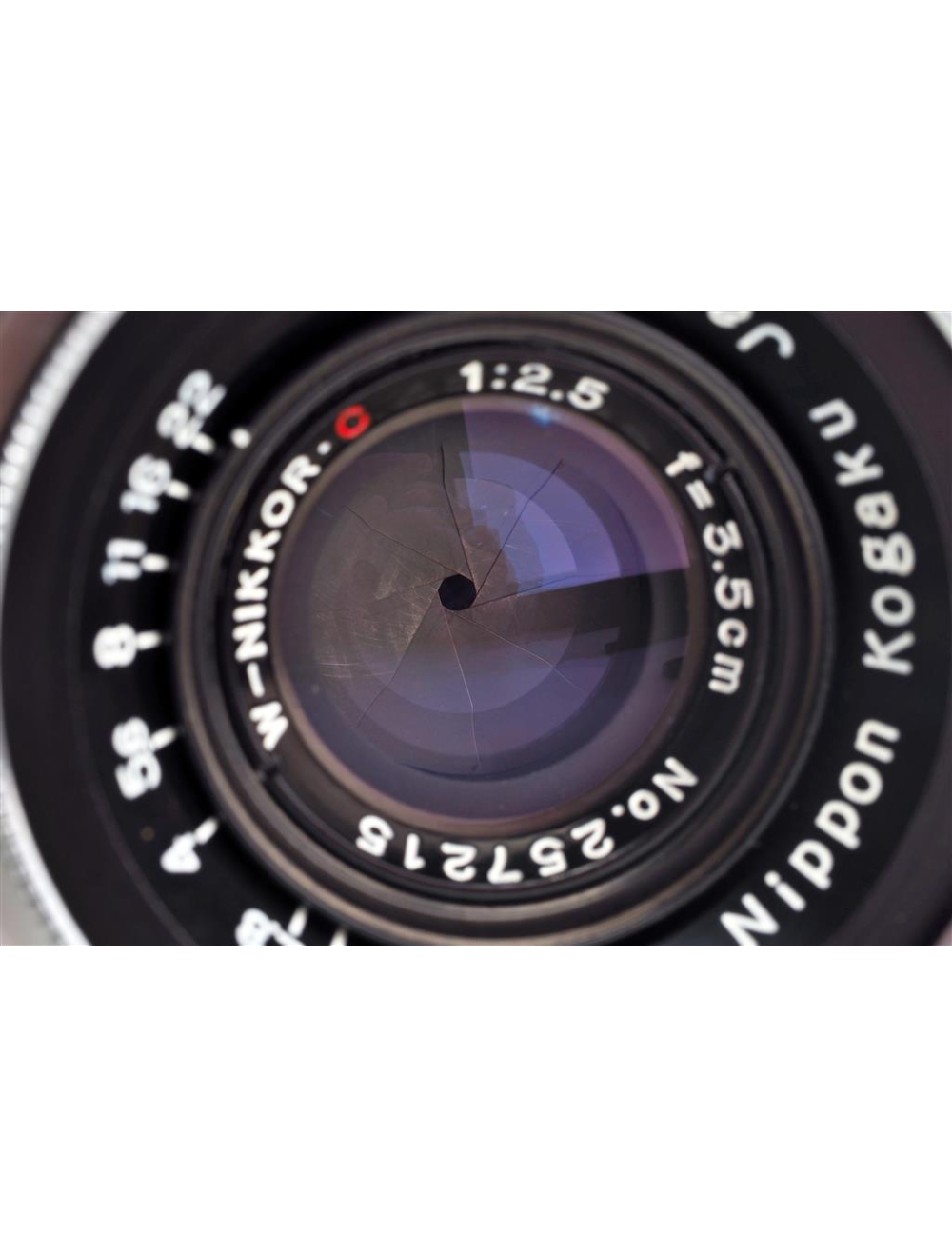 Nikon W-Nikkor.C 2.5/3.5cm Nippon Kogaku Japan Red R w. Box | JO GEIER