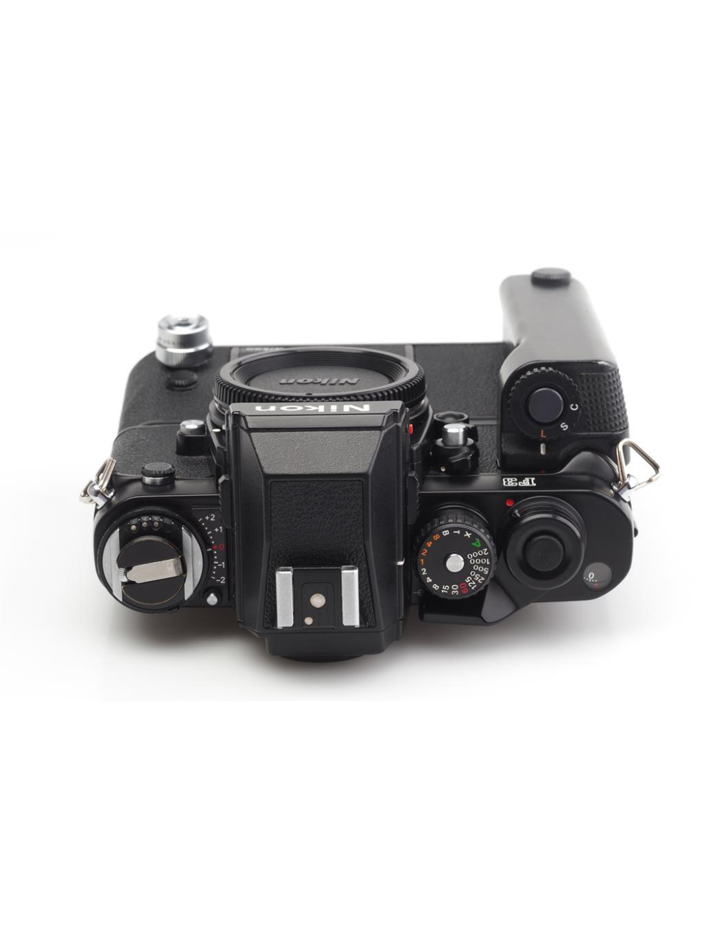 Nikon F3P HP PRESS Black Body w. Motor Drive MD-4 | JO GEIER
