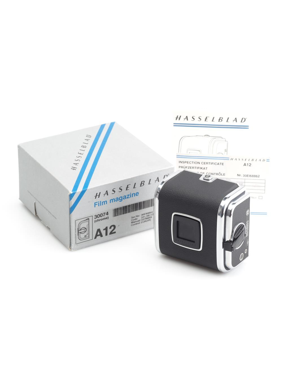 ● HASSELBLAD Ａ12 フイルムマガジン （シルバー） Hasselblad Magazine 12 A12 Chrome 30074 | JO GEIER