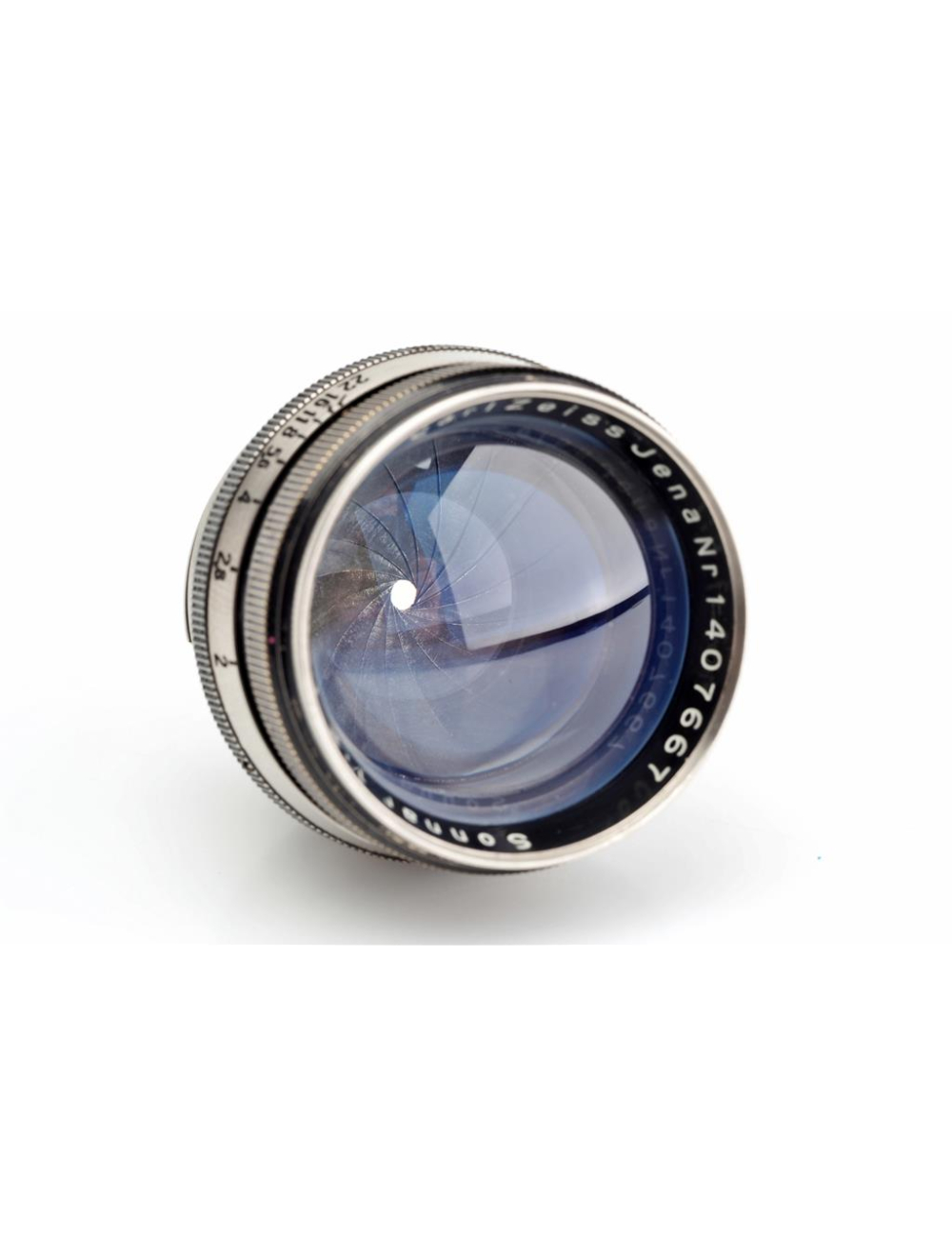 沈胴型 CONTAX Carl Zeiss Jena Sonnar 5cm F2 Carl Zeiss Jena 5cm 50mm f2 Sonnar Lens Black, Nickel, Chrome for