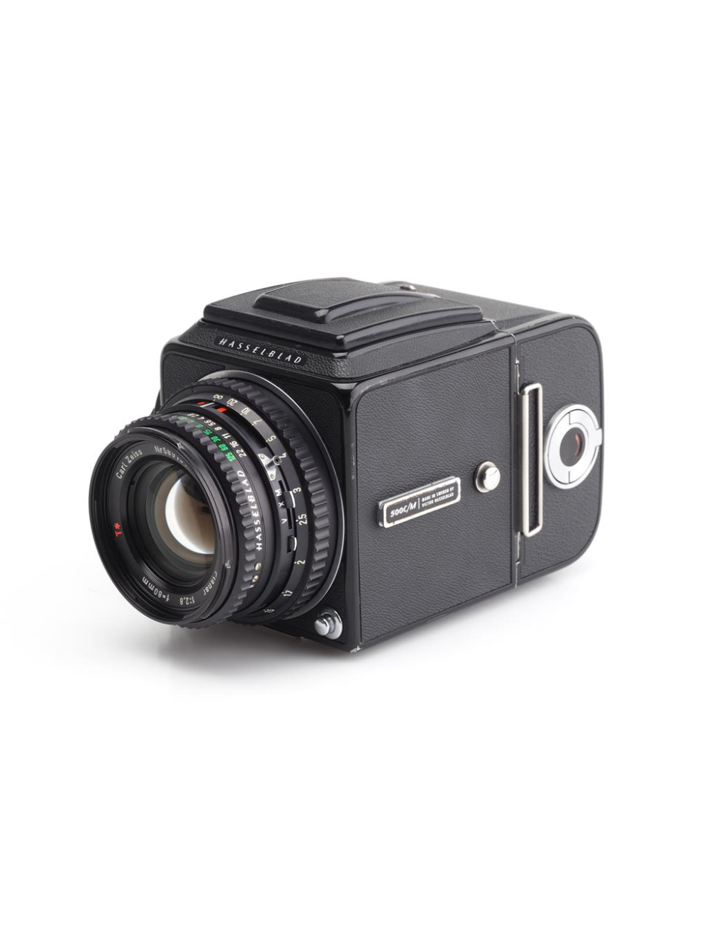 Hasselblad 500 C/M Black w. C Planar 2.8/80mm & Mag. 12 | JO GEIER