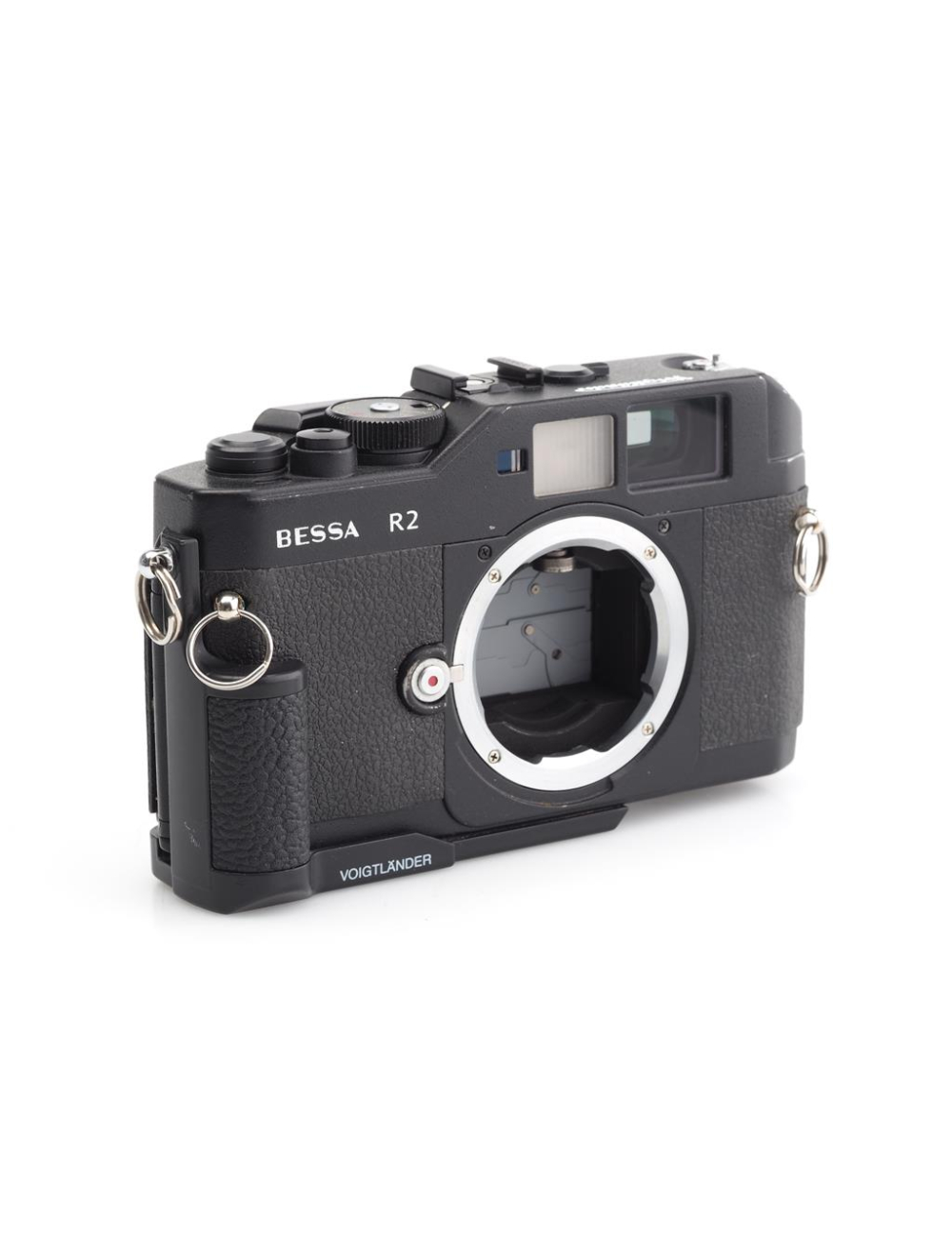 Voigtländer Bessa R2 Black Body w. Side Grip | JO GEIER