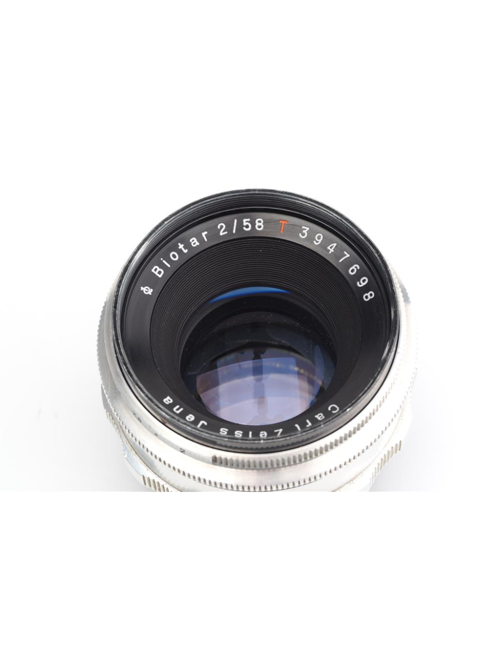 M42 Carl Zeiss Jena Biotar 58mm F2 T 初期型 Carl Zeiss Jena f. M42 2/58mm Biotar T #3947698 | JO GEIER