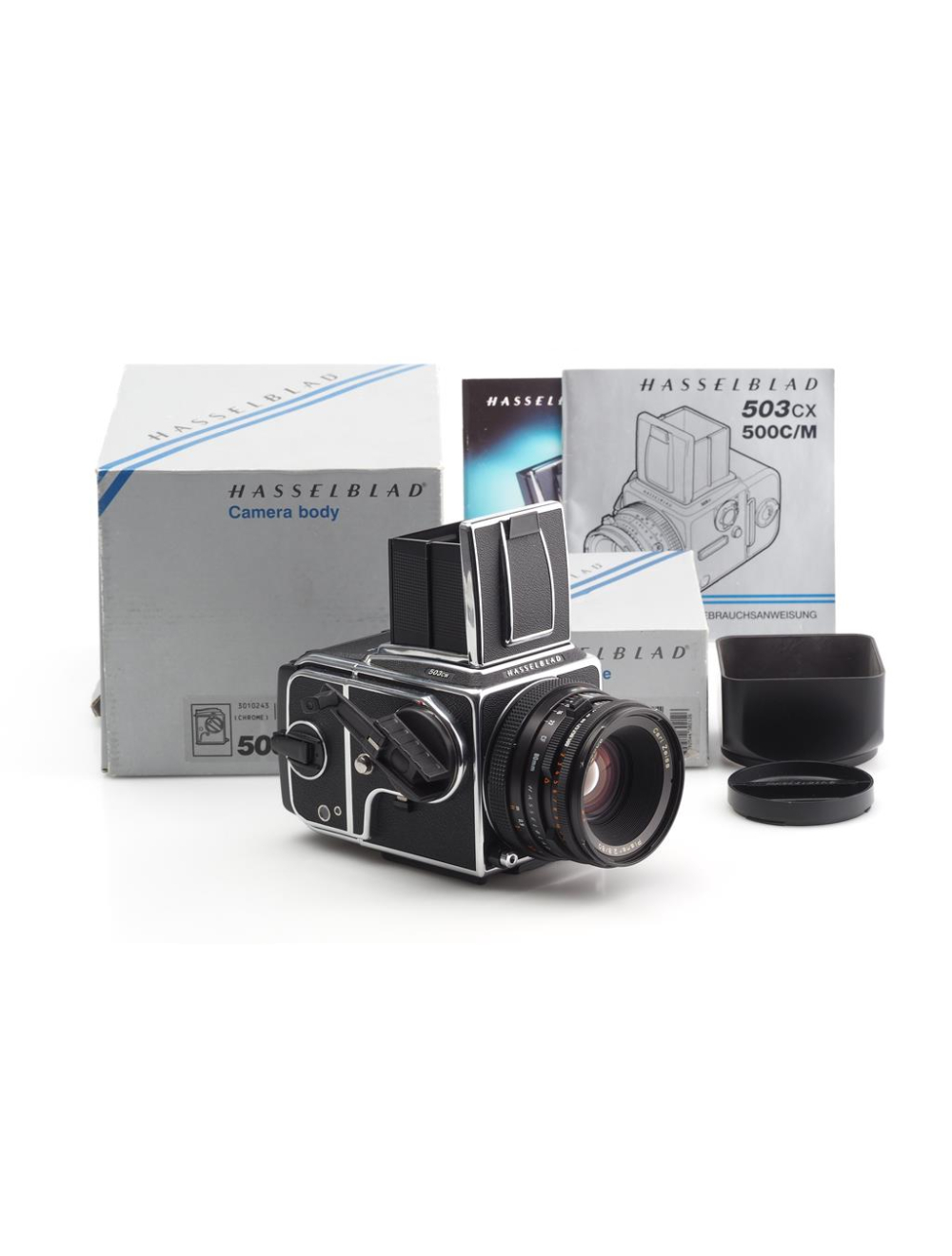 Hasselblad 503 CW Chrome w. CF Planar 2.8/80mm T* & Mag. A12 | JO