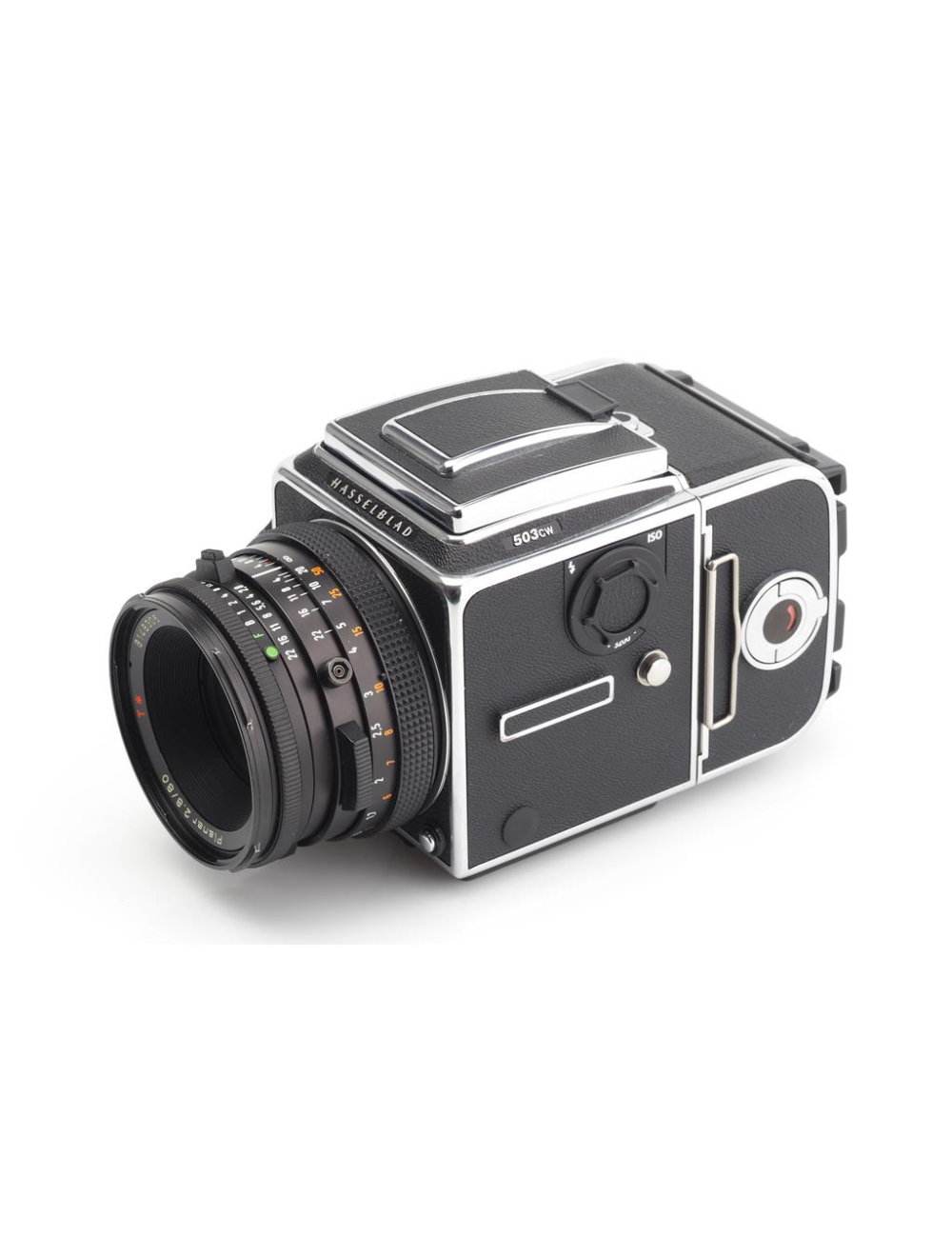 Hasselblad 503 CW Chrome w. CF Planar 2.8/80mm T* & Mag. A12 | JO