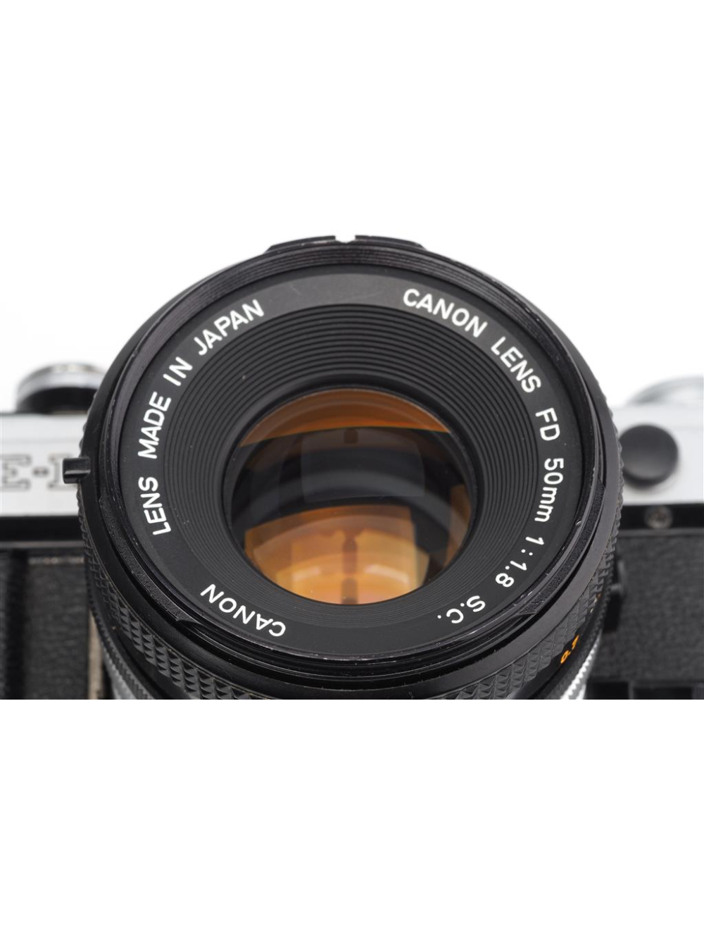 Canon AE-1 Chrome w. 1.8/50mm S.C. #593594 | JO GEIER Canon AE-1 Chrome w. 1.8/50mm S.C. #593594 | JO GEIER