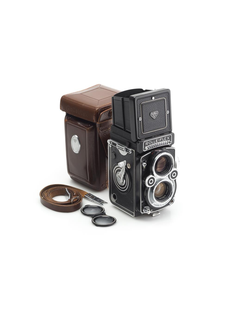 Rolleiflex Tessar 75mm f3.5 OH済みレンズキャップ付 Rolleiflex