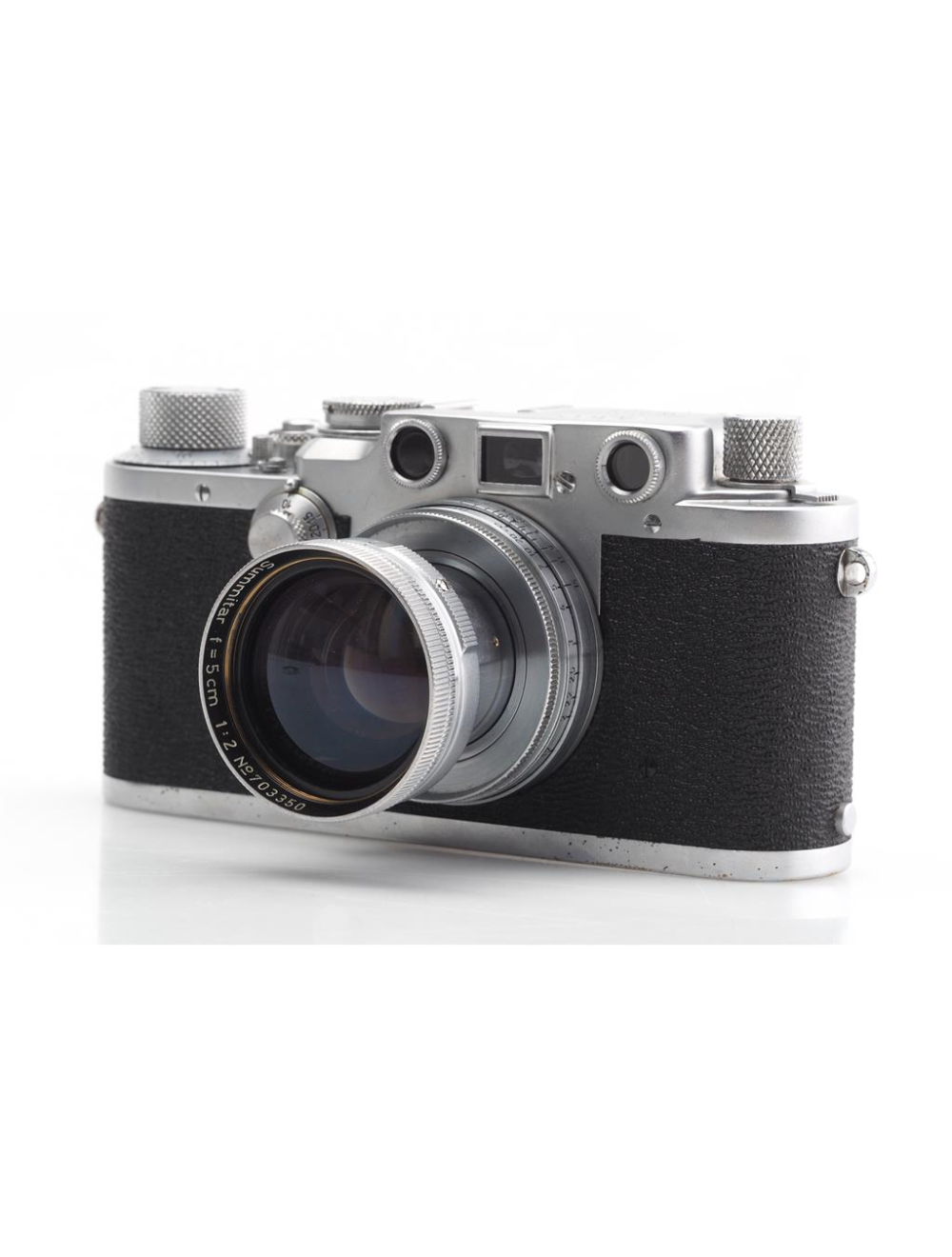 Leitz Leica IIIc to Leica IIIf Conversion Sharkskin 'Quer' | JO GEIER