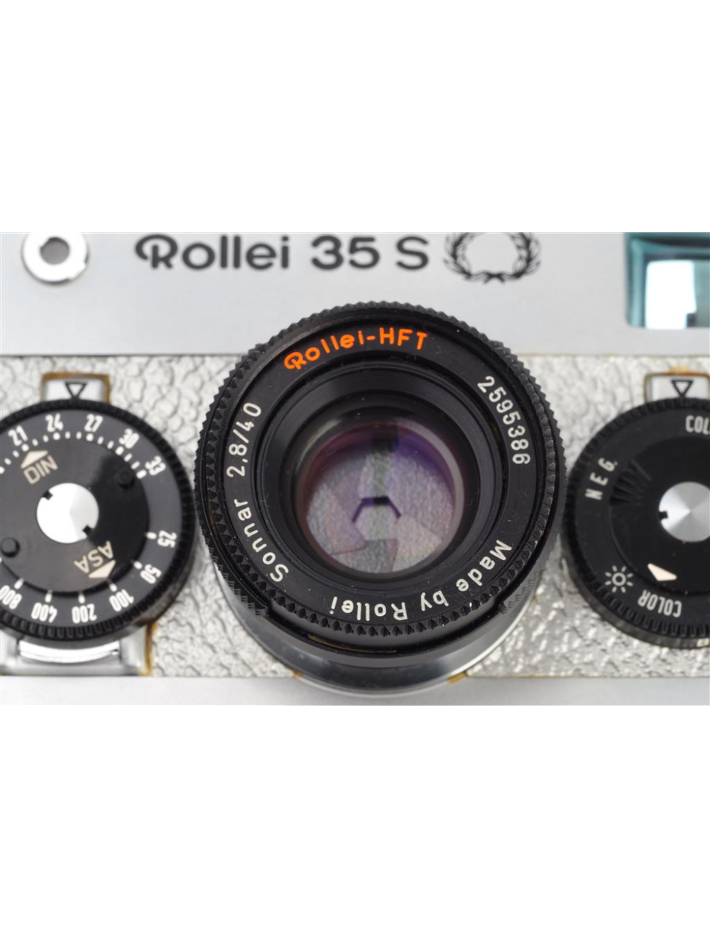 Rollei 35 35S Chrome w. HFT Sonnar 2.8/40mm Lorbeerkranz | JO GEIER