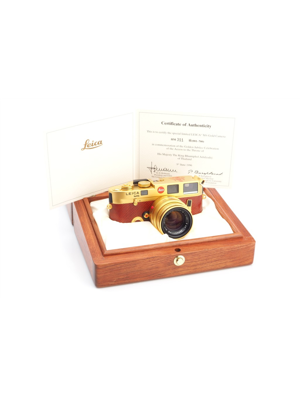 Leitz Leica M6 Gold 'King of Thailand' | JO GEIER