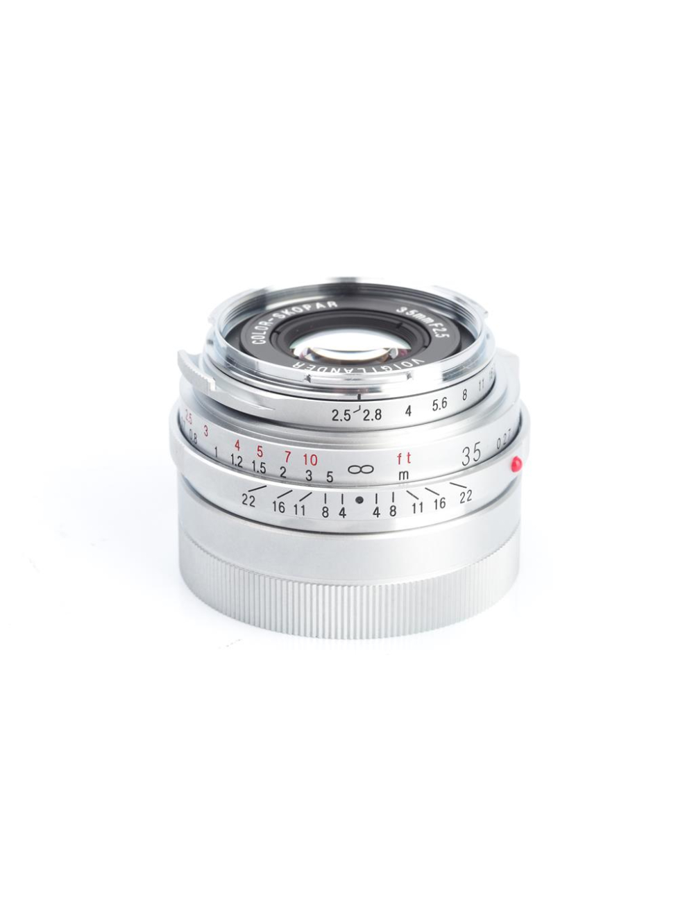 Voigtländer Color-Skopar 2.5/35mm VM II Chrome Limited Ed. | JO GEIER