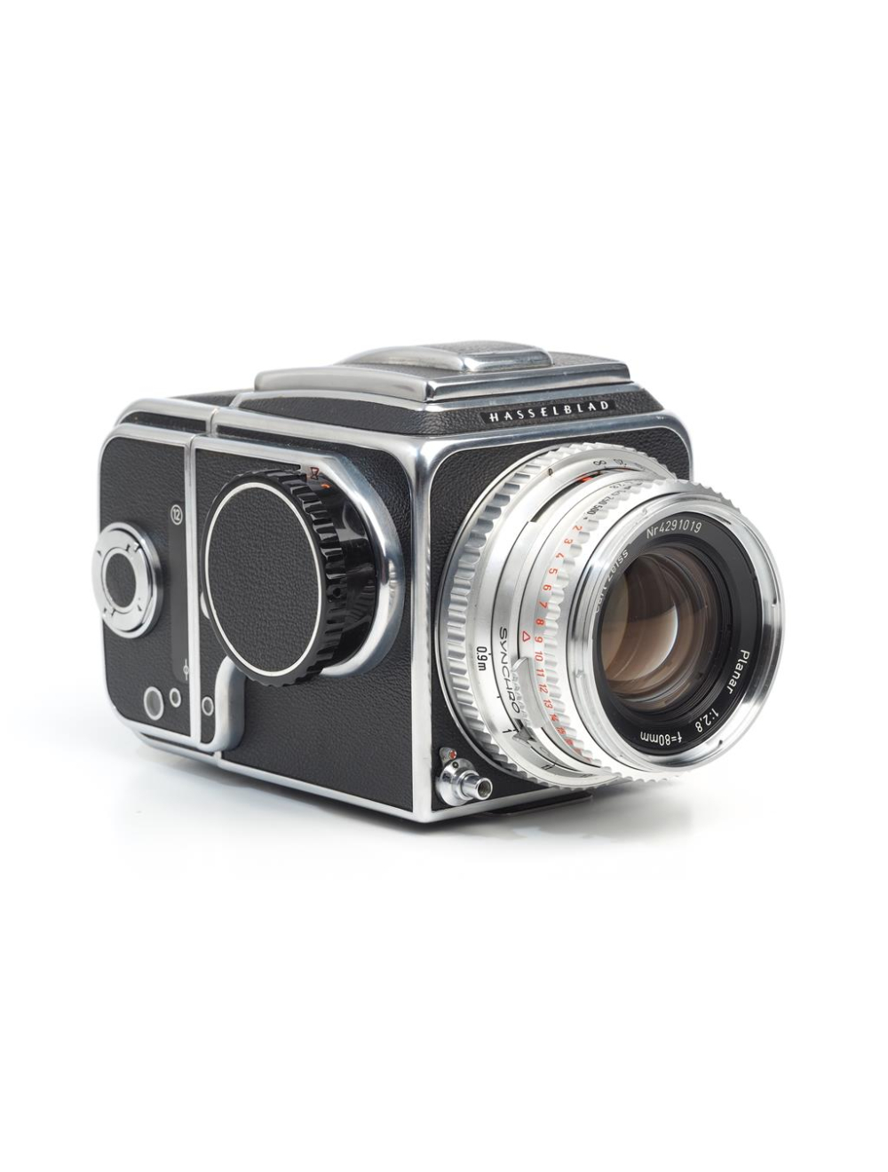 Hasselblad 500 C Chrome w Planar 2.8/80mm & Mag. 12 SERVICED | JO