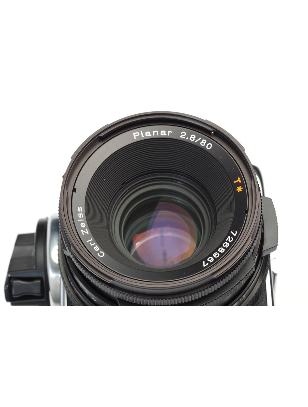 Hasselblad 500 C/M Chrome w. CF Planar 2.8/80mm T* & Mag. 12 | JO