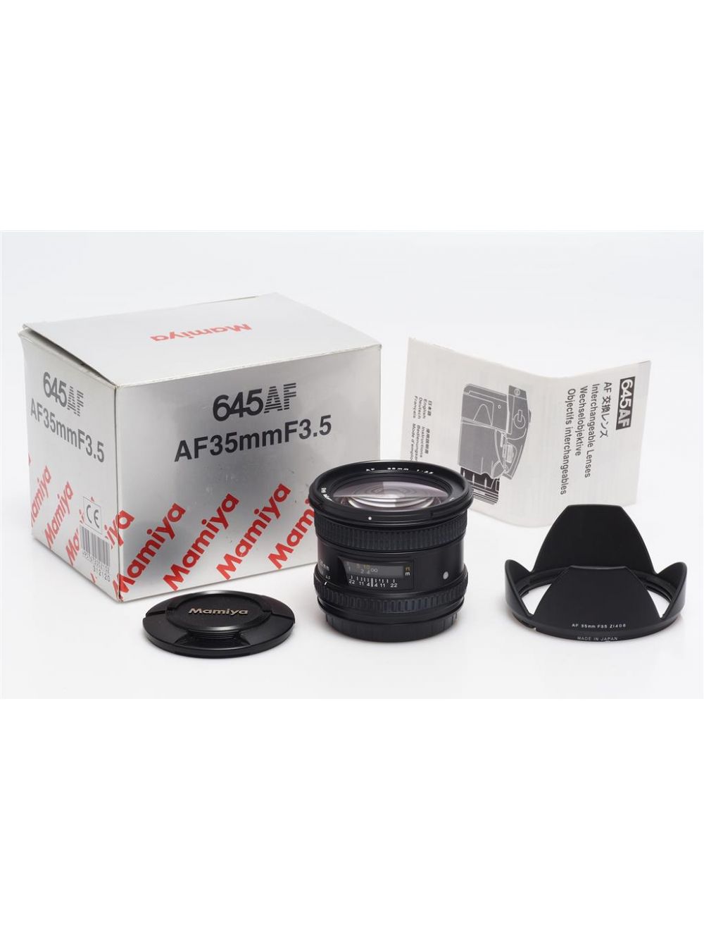 Mamiya 645用 AF 35mm F3.5 オートフォーカス レンズ Mamiya 645用 AF 35mm F3.5 オートフォーカス レンズ Mamiya 35mm f