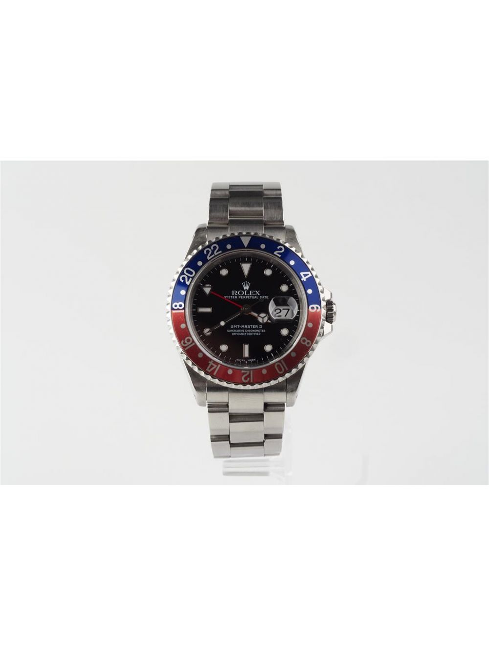 Rolex GMT Master II Pepsi 40mm 16710 2001 B P JO GEIER