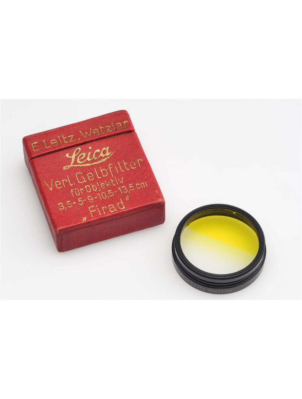 Observeer Publicatie vingerafdruk Leitz Leica FIRAD A36 Graduated Yellow Filter w. Box | JO GEIER - MINT &  RARE